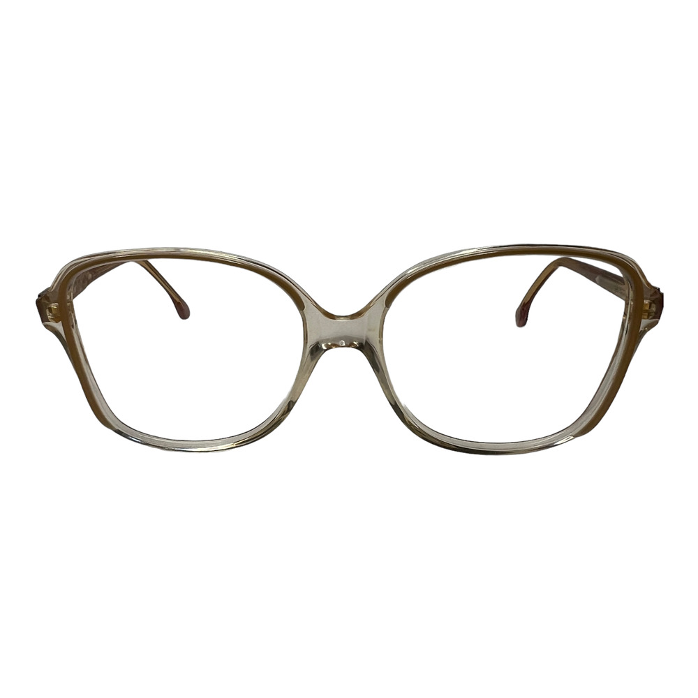 Cristelle Eyeglasses Frame Yellow Clear Square Full Rim CR01‎ H3565